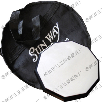 Sunway牌双硅胶面哑鼓垫 专业练功鼓垫选择指南